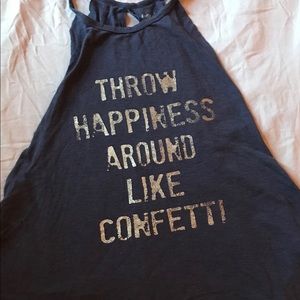 Navy blue tank top